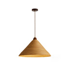 Hollow Cone Wood Pendant Lamp — product view 6