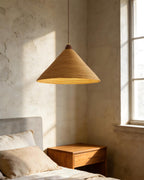 Hollow Cone Wood Pendant Lamp — product view 7