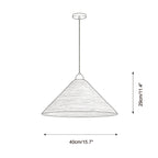 Hollow Cone Wood Pendant Lamp — product detail 8