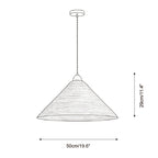 Hollow Cone Wood Pendant Lamp — product detail 9