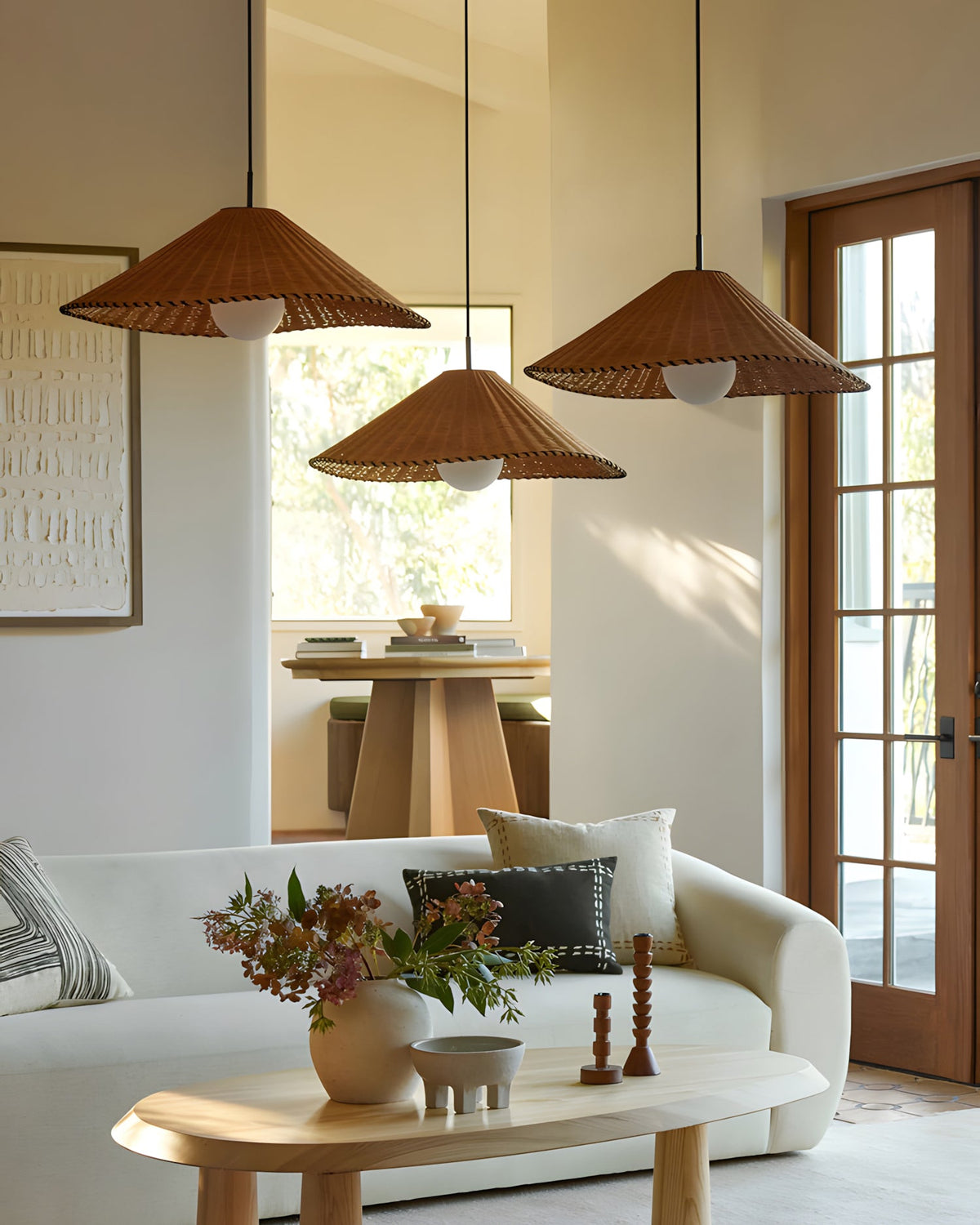 Textured Plane Glass Pendant Lamp — product view 6