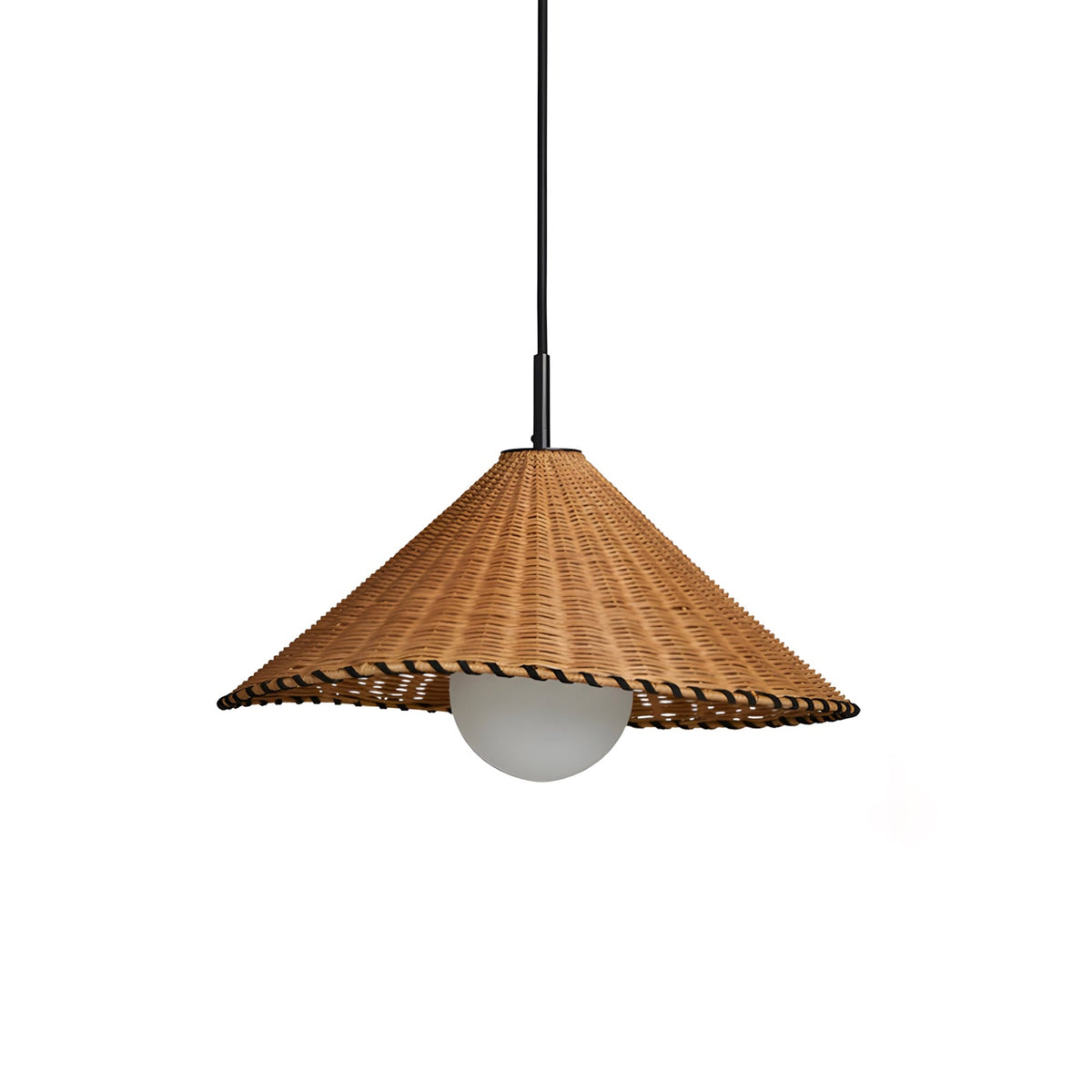 Textured Plane Glass Pendant Lamp — product view 8