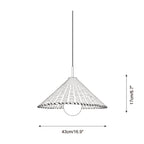 Textured Plane Glass Pendant Lamp — product detail 11