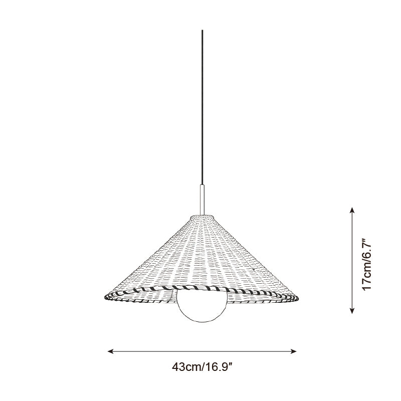 Textured Plane Glass Pendant Lamp — product detail 11