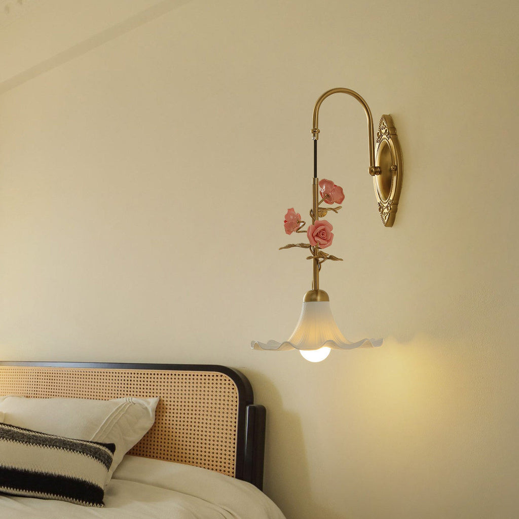 Ornella Vine Metal Wall Lamp — product view 2