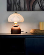 Mireva Dome Wood Table Lamp — product view 4