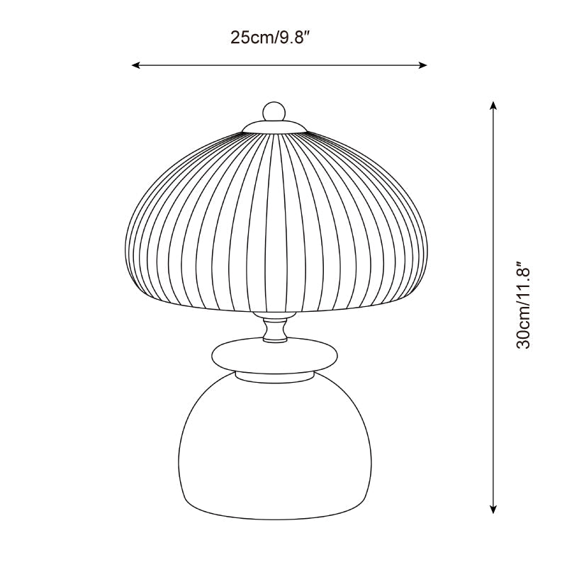 Mireva Dome Wood Table Lamp — product detail 8