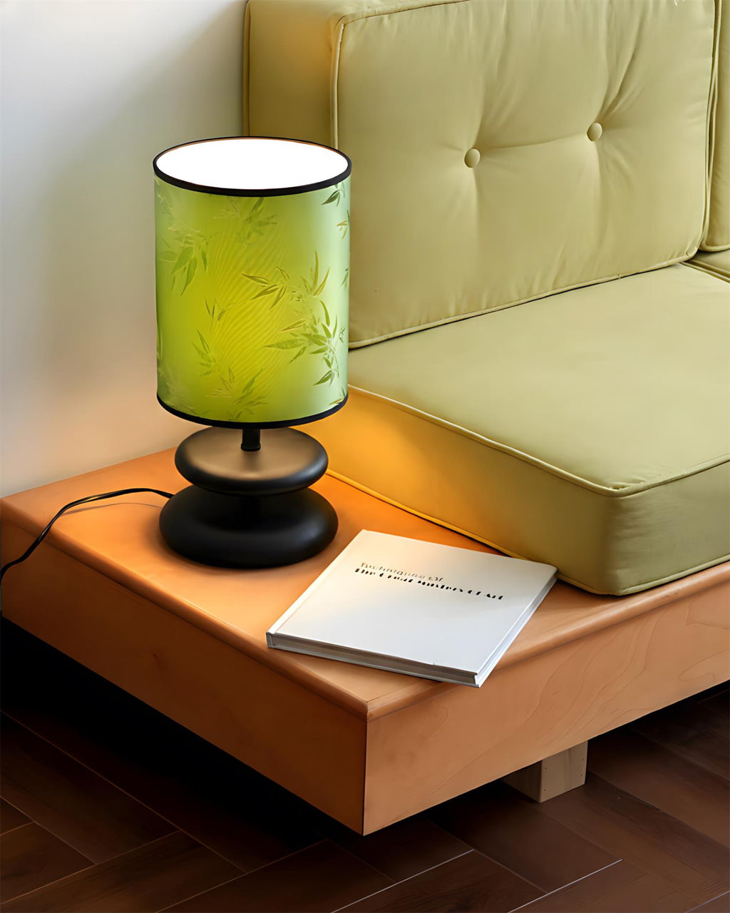 Harvest Glow Wood Table Lamp — product view 4