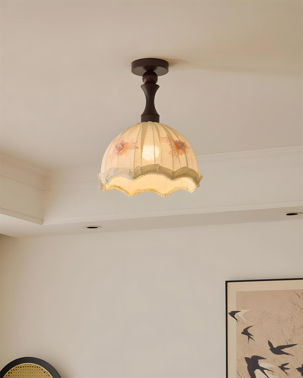 Camélia Wood Ceiling Lamp — product view 6
