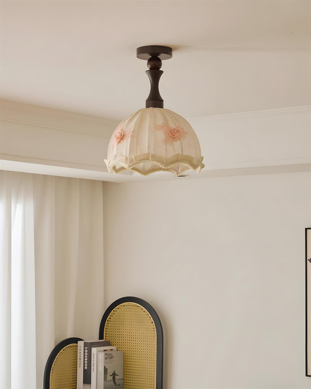 Camélia Wood Ceiling Lamp — product view 8