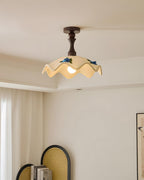 Maribel Wavy Wood Ceiling Lamp — product view 9