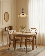 Maribel Wavy Wood Pendant Light — product view 2