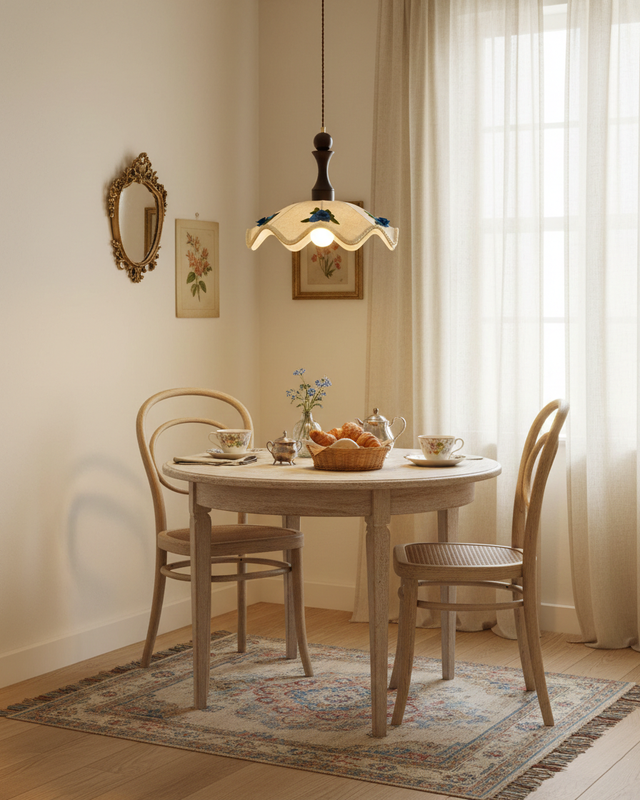 Maribel Wavy Wood Pendant Light — product view 8