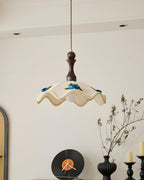 Maribel Wavy Wood Pendant Light — product view 9
