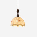 Camélia Wood Pendant Lamp — product view 1