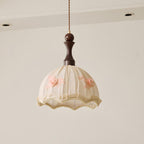Camélia Wood Pendant Lamp — product view 2