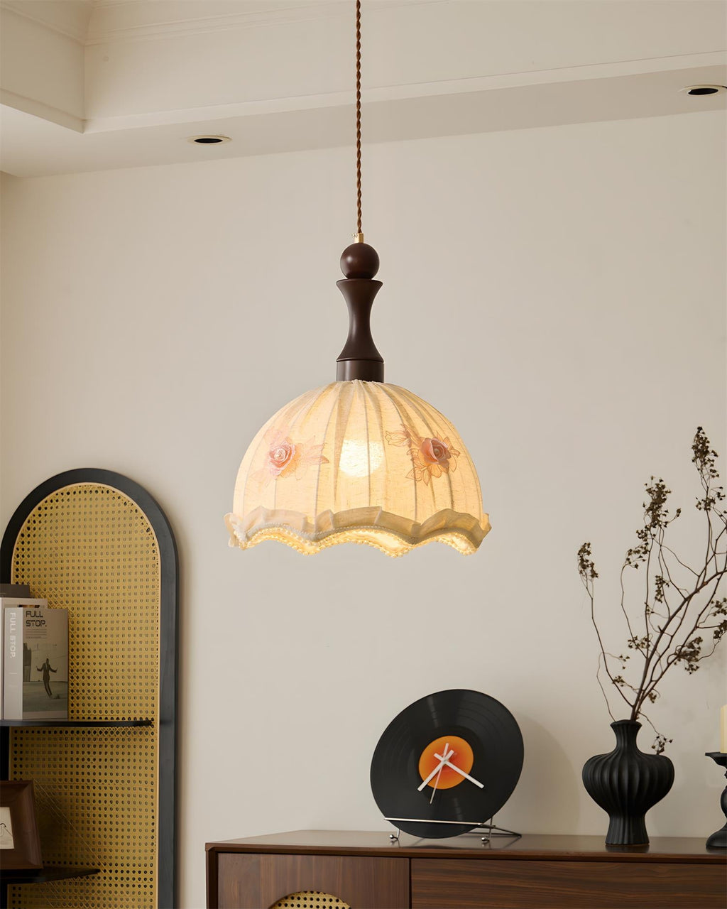 Camélia Wood Pendant Lamp — product view 10