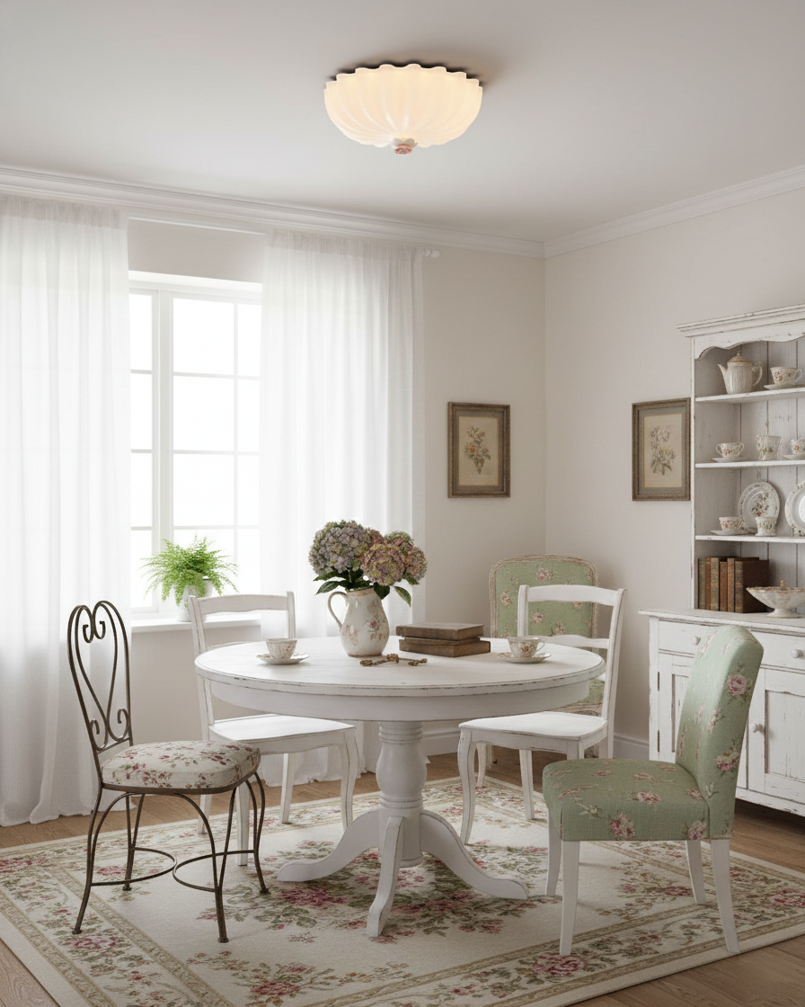 Belle Coquille Glass Ceiling Lamp — product view 8