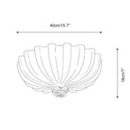 Belle Coquille Glass Ceiling Lamp — product detail 15