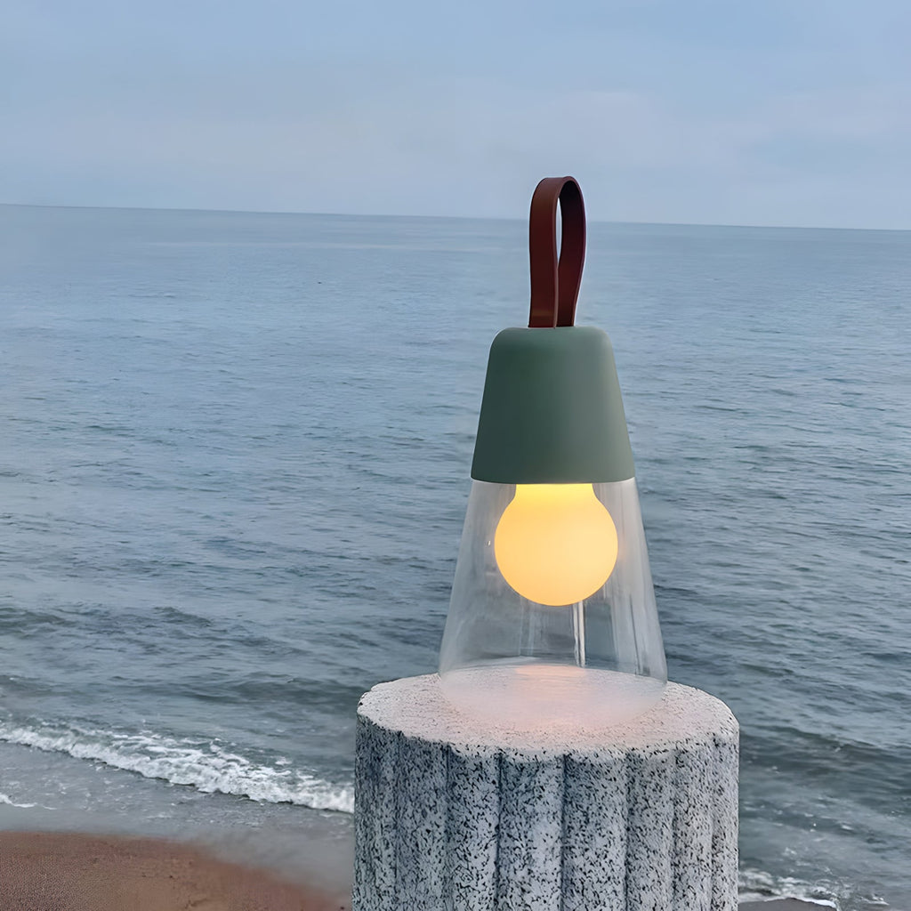 Oceana Portable Glass Table Lamp — product view 2