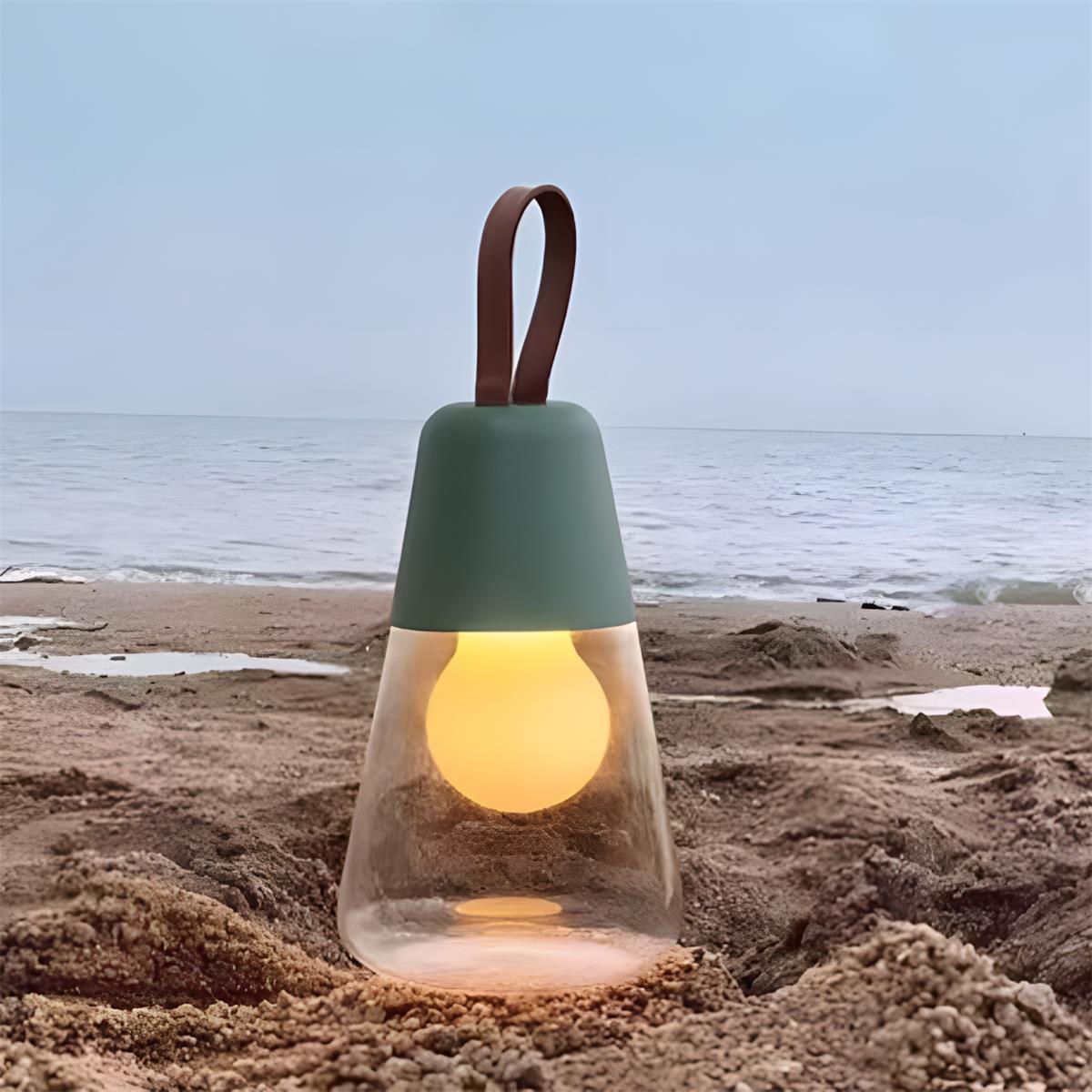 Oceana Portable Glass Table Lamp — product view 4