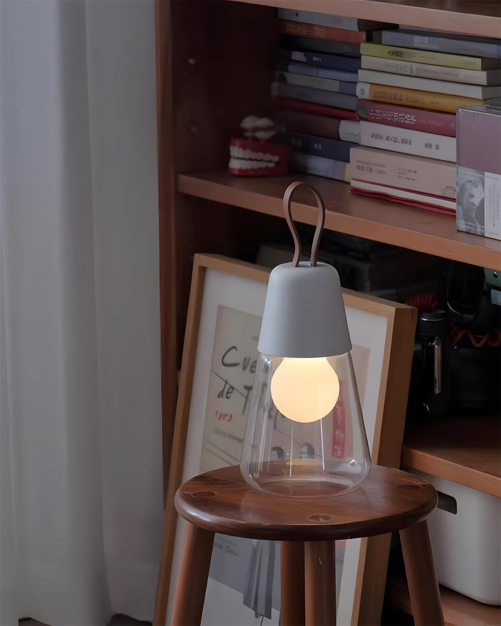 Oceana Portable Glass Table Lamp — product view 5