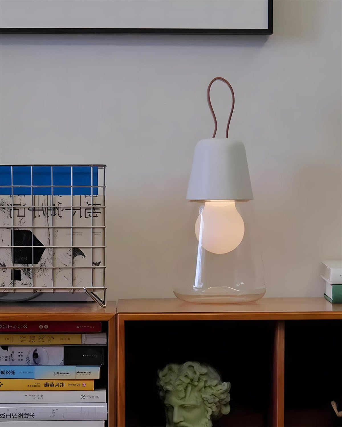 Oceana Portable Glass Table Lamp — product view 7