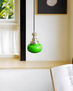 Jade Pulse Glass Pendant Lamp — product view 4