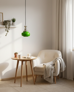 Jade Pulse Glass Pendant Lamp — product view 5