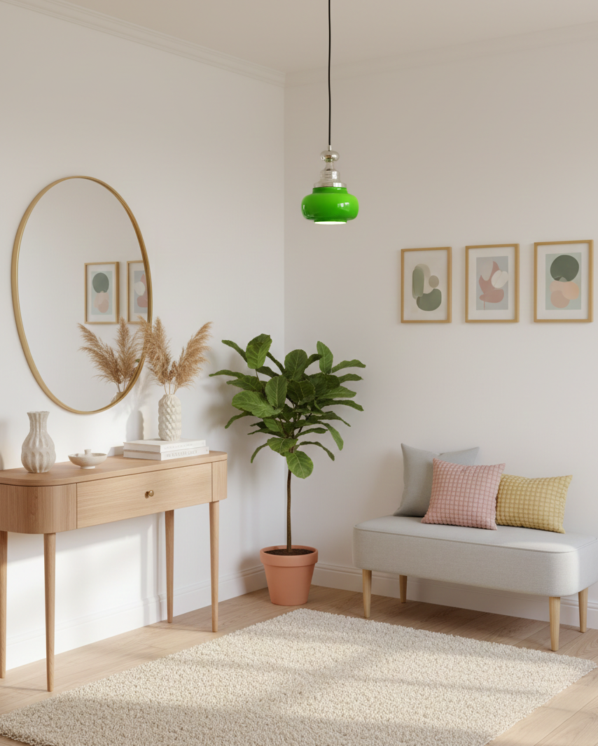 Jade Pulse Glass Pendant Lamp — product view 10