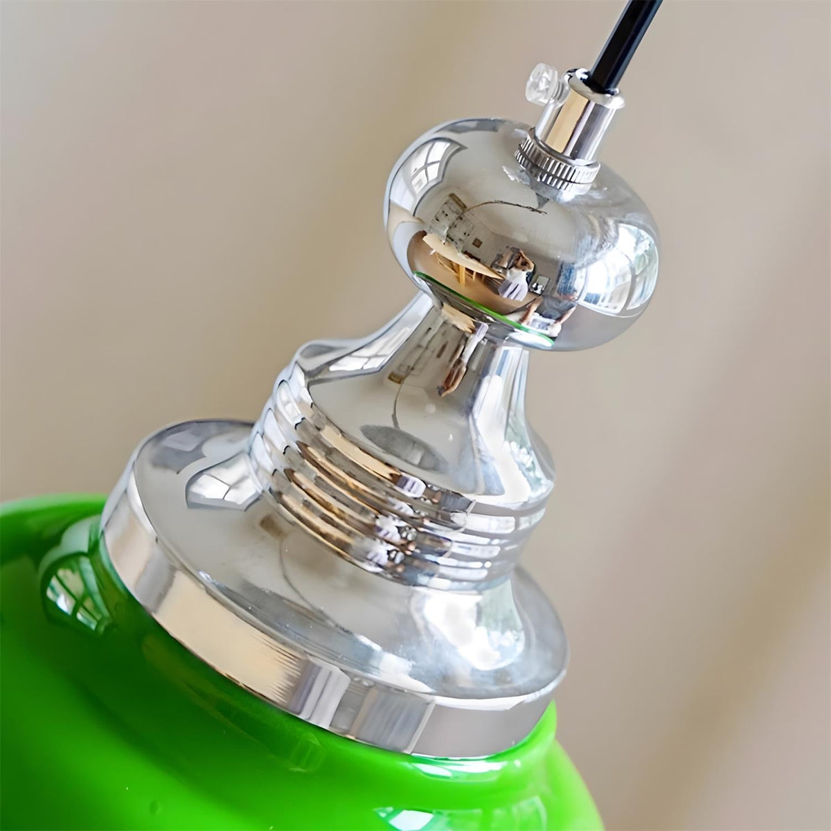 Jade Pulse Glass Pendant Lamp — product view 11