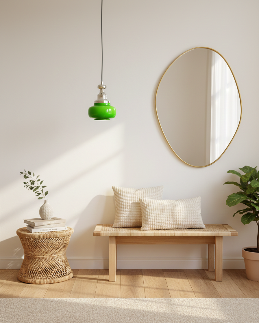 Jade Pulse Glass Pendant Lamp — product view 12