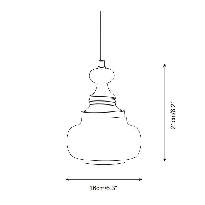 Jade Pulse Glass Pendant Lamp — product detail 15