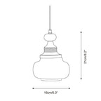 Jade Pulse Glass Pendant Lamp — product detail 15