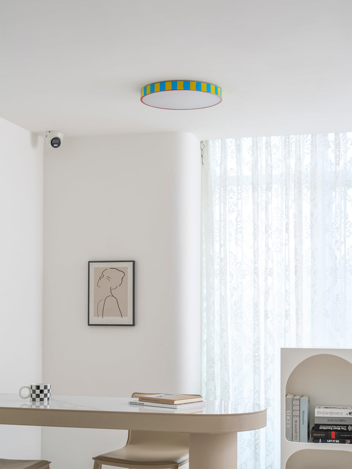 Modulo Stripe Ceiling Lamp — product view 9