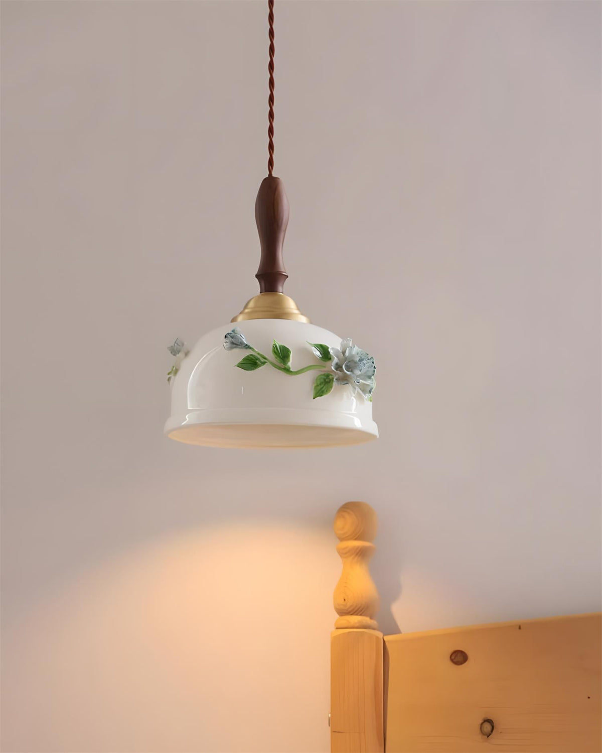 Maelis Wood Pendant Lamp — product view 5