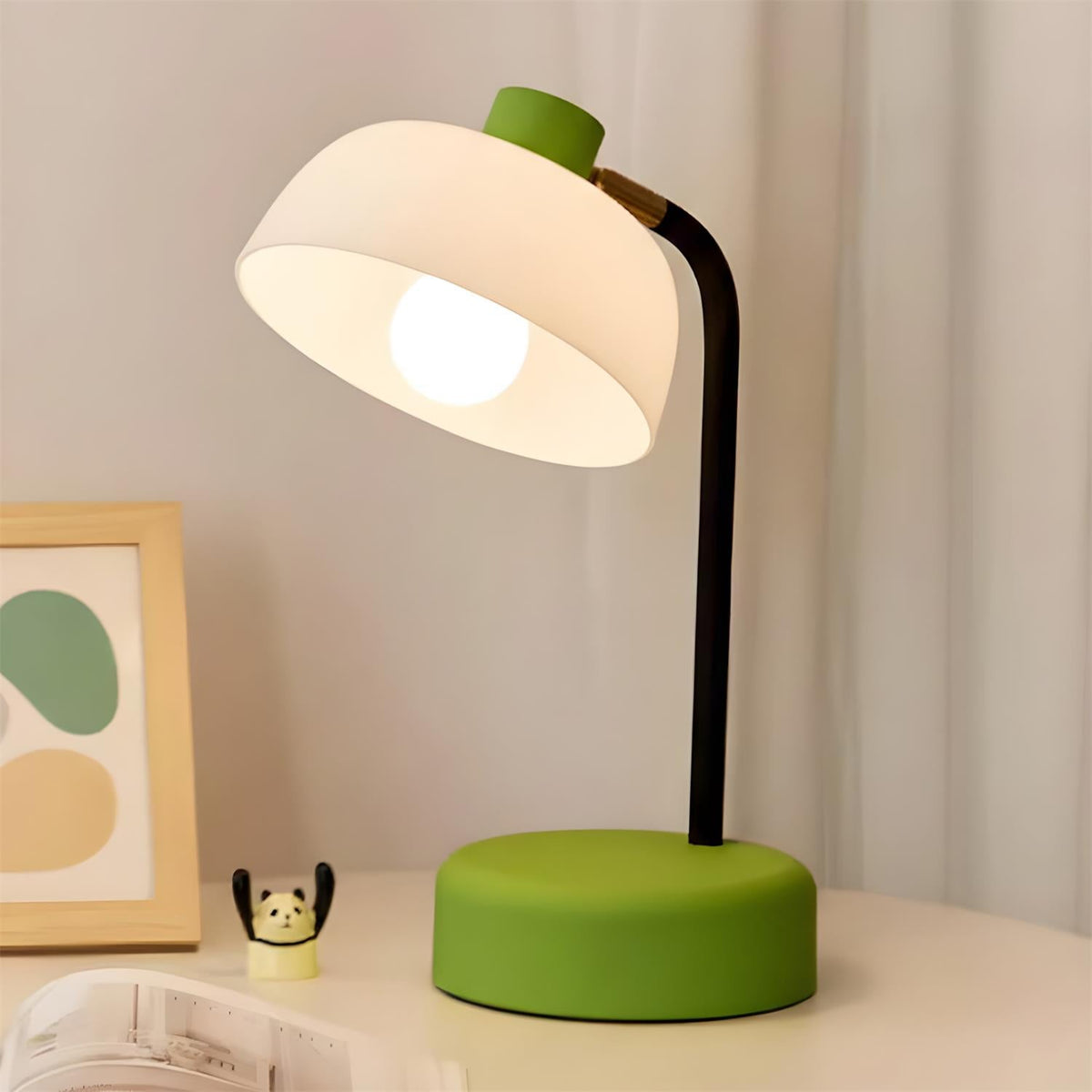 Milo Arc Glass Table Lamp — product view 2