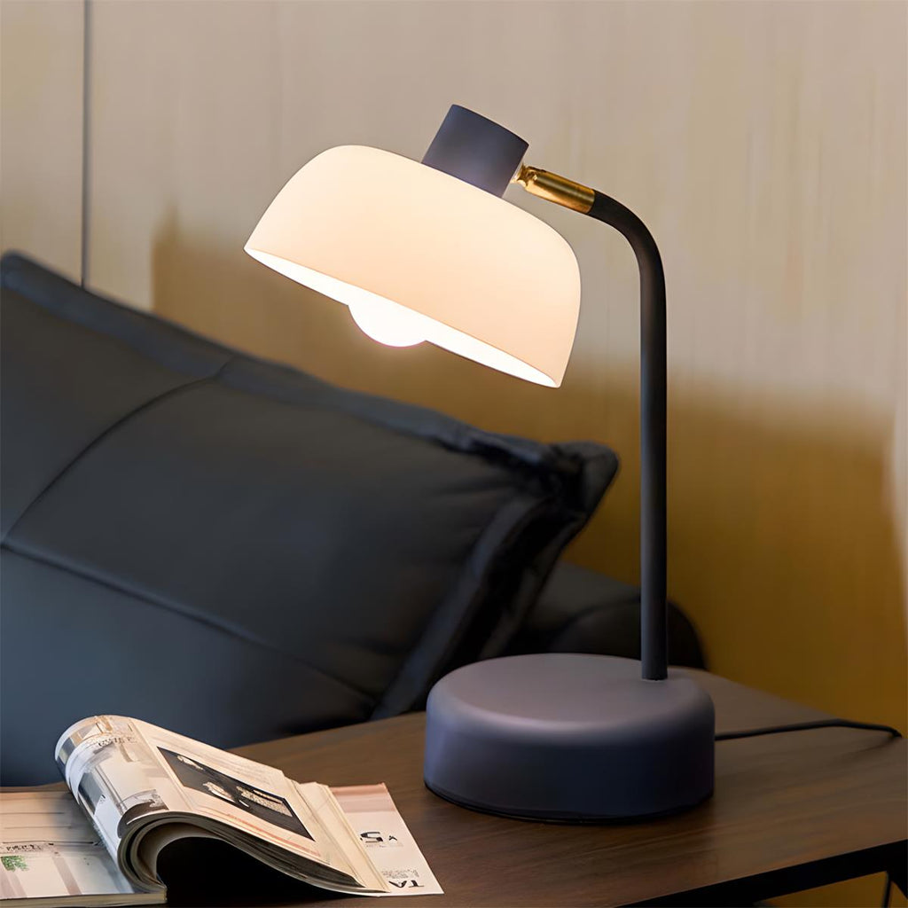 Milo Arc Glass Table Lamp — product view 7