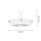 Belden Glass Ceiling Lamp — product detail 10