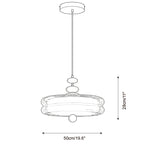 Rivolo Orbit Glass Pendant Lamp — product detail 16