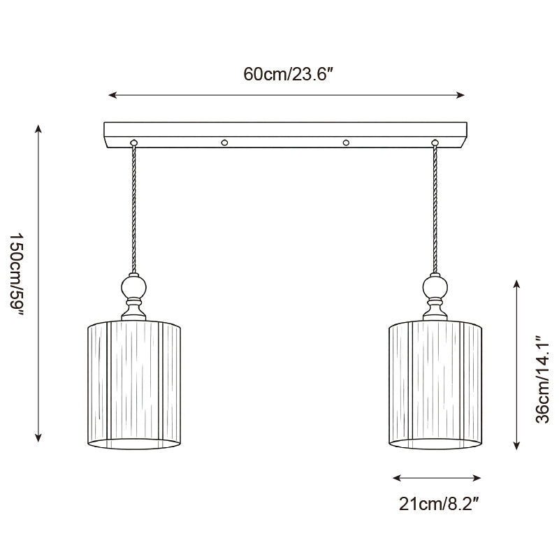 Verticalis Wood Pendant Lamp — product detail 20