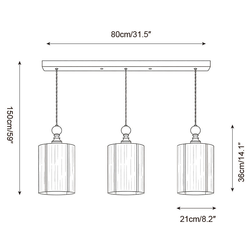 Verticalis Wood Pendant Lamp — product detail 21
