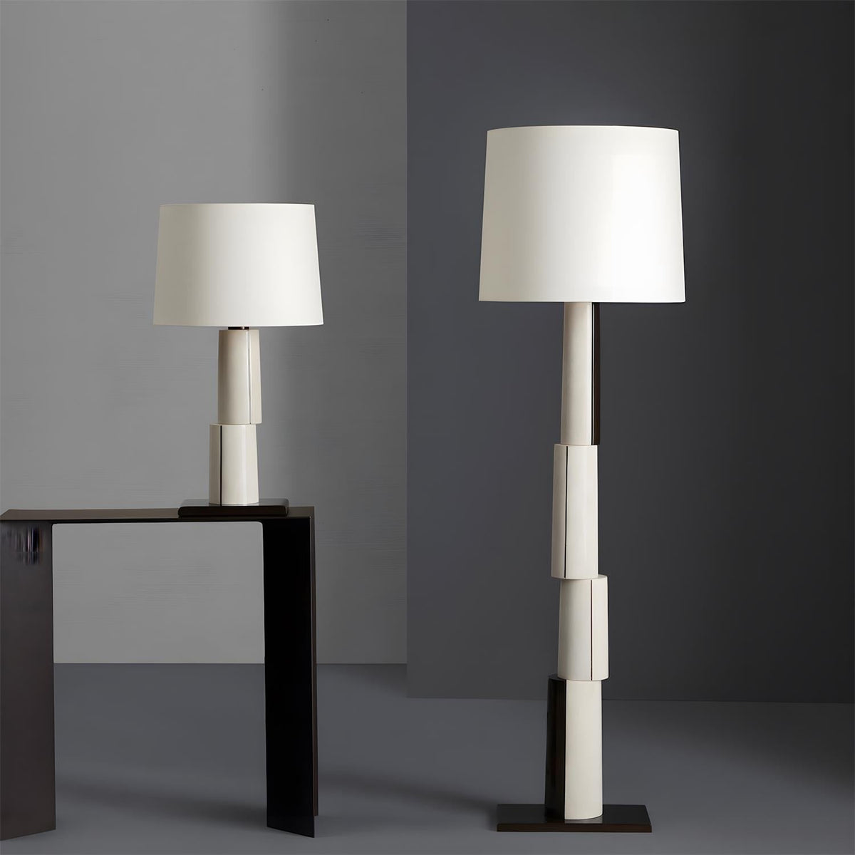 Elion Block Metal Floor Lamp — product view 3
