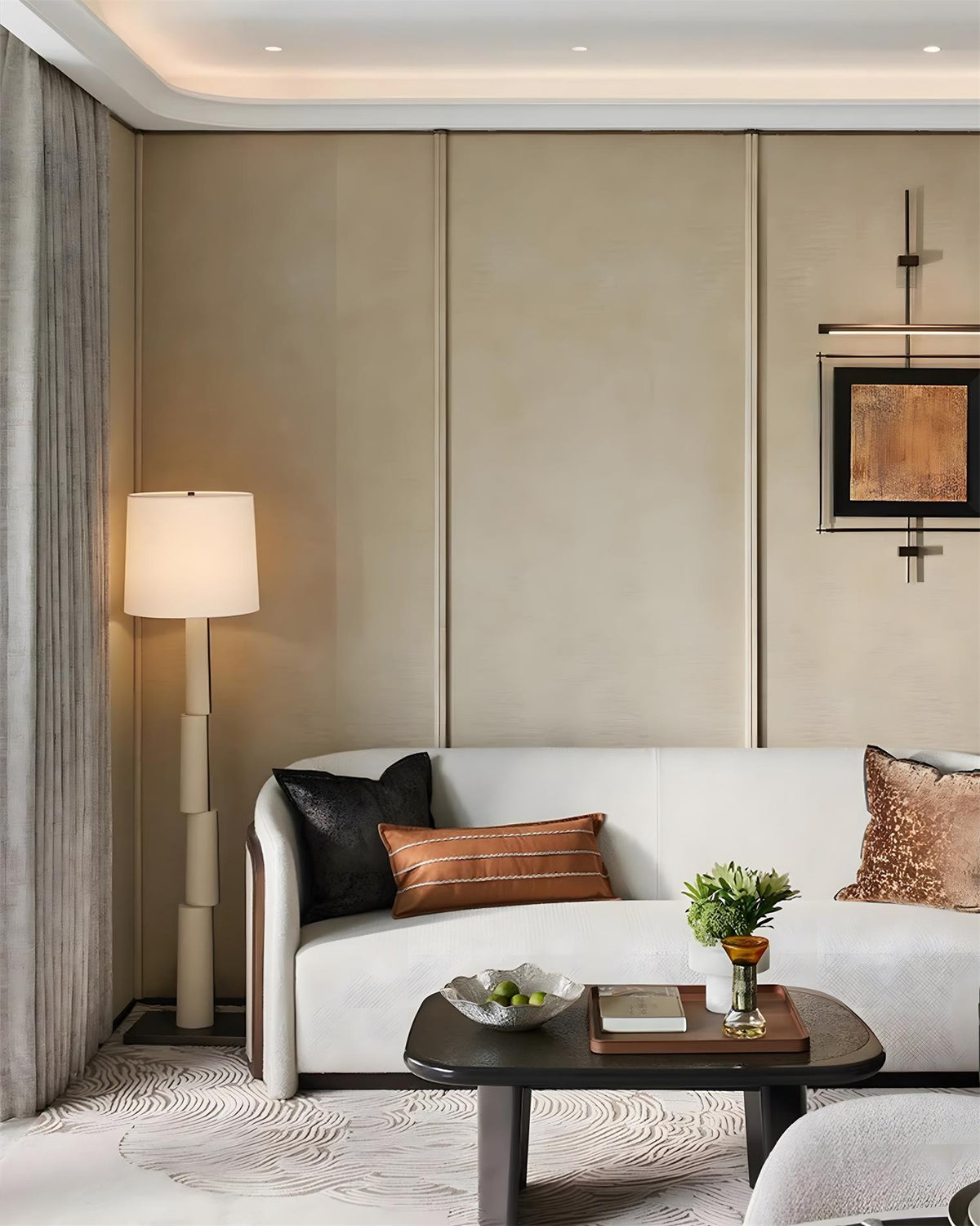 Elion Block Metal Floor Lamp — product view 4