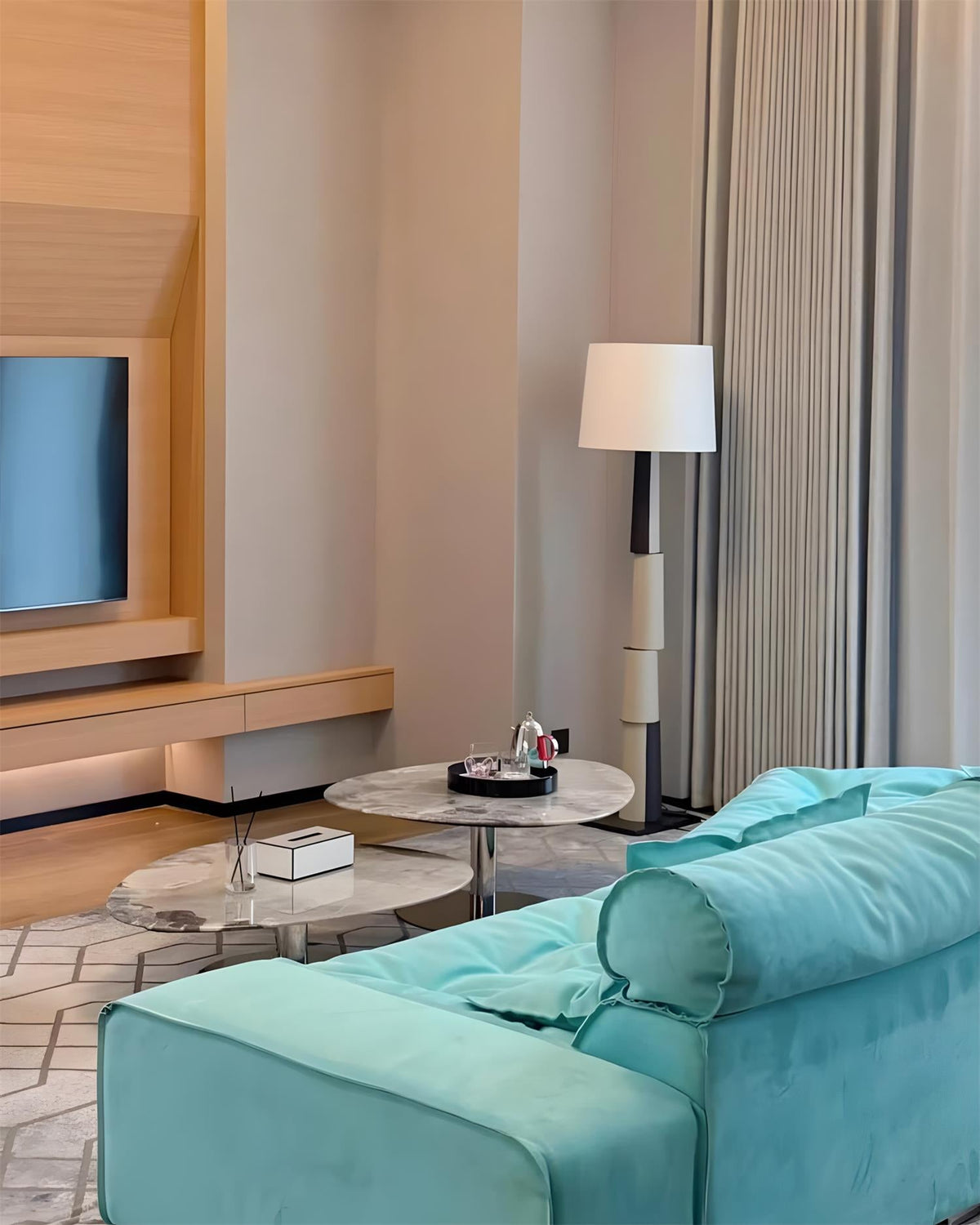 Elion Block Metal Floor Lamp — product view 5