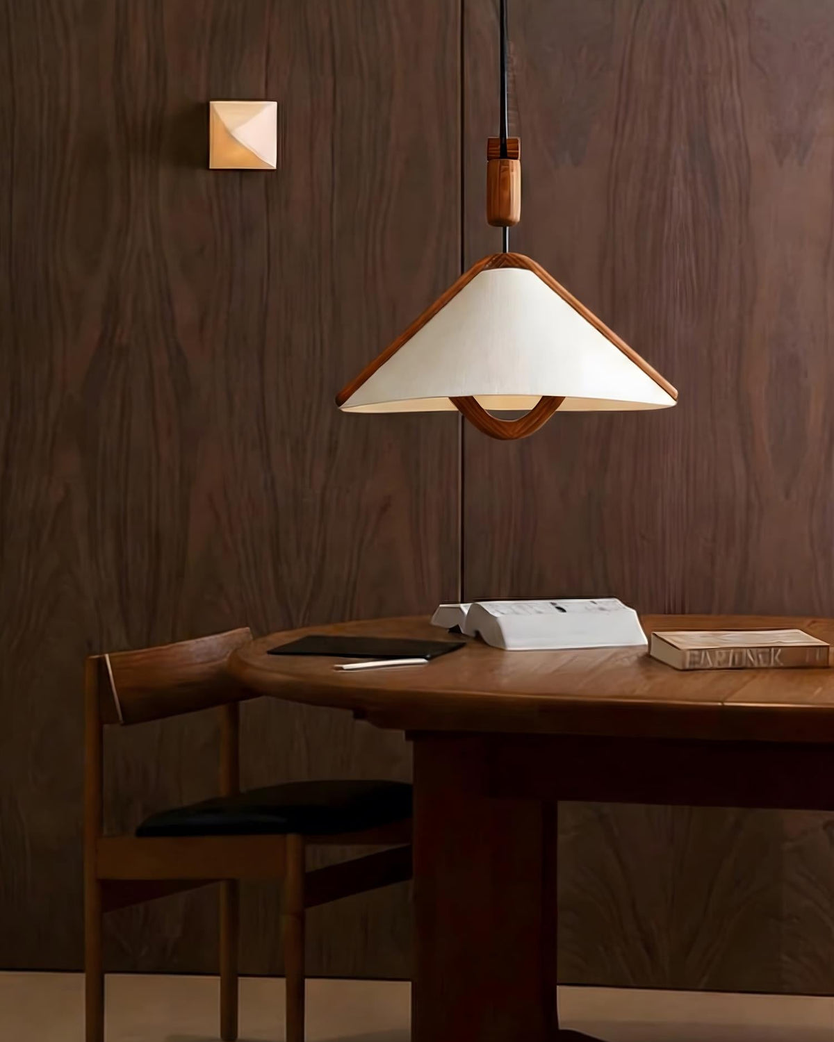 Mireon Arch Wood Pendant Lamp — product view 4