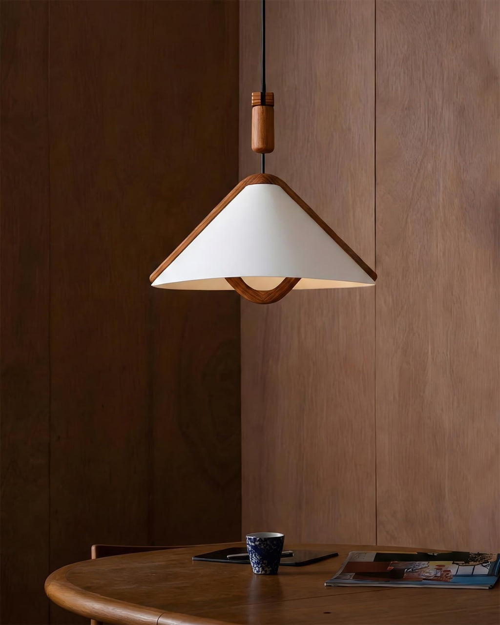 Mireon Arch Wood Pendant Lamp — product view 6
