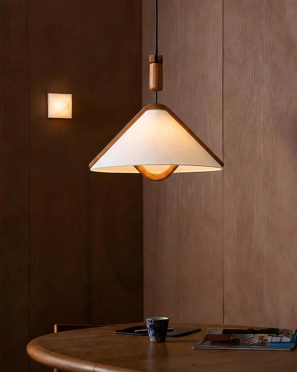 Mireon Arch Wood Pendant Lamp — product view 7