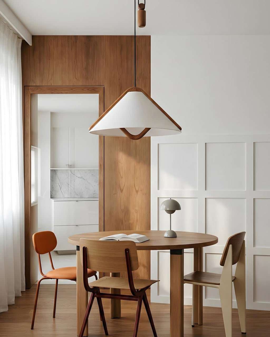 Mireon Arch Wood Pendant Lamp — product view 8