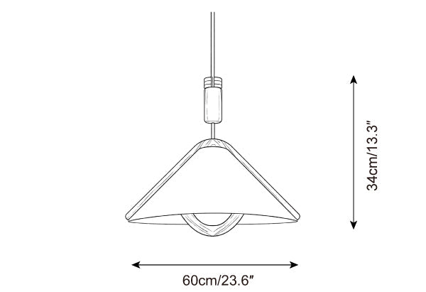 Mireon Arch Wood Pendant Lamp — product detail 11